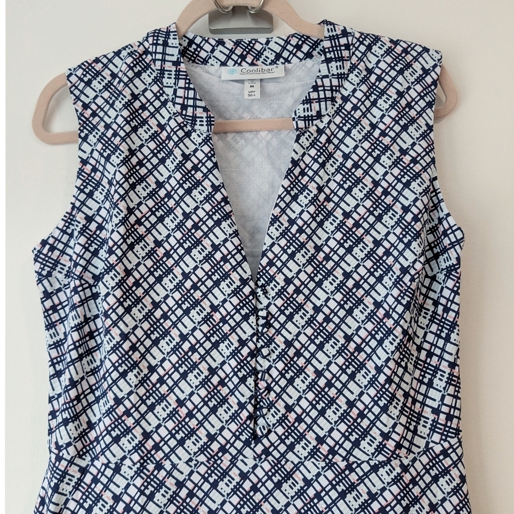 NEW Coolibar Monroe Button Front Midi Dress - Picture 3 of 9